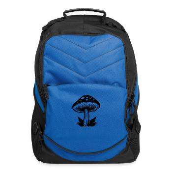 Mushroom Picker Fungi Forest - Computer Backpack - royal blue - Front