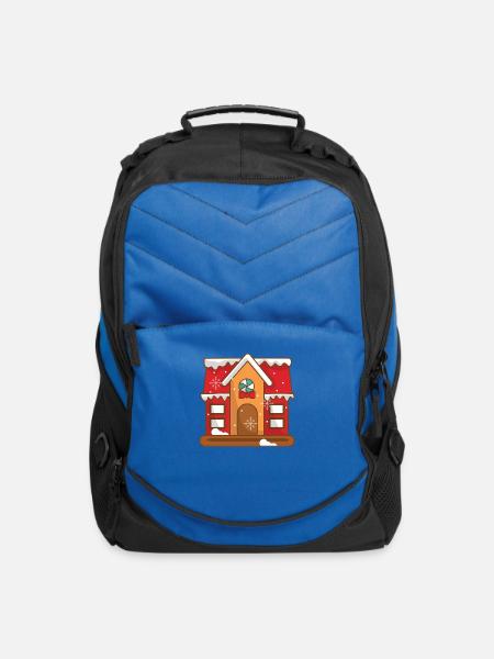 Candy house - Computer Backpack - royal blue