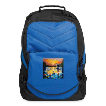 Wild life - Computer Backpack - royal blue - Front
