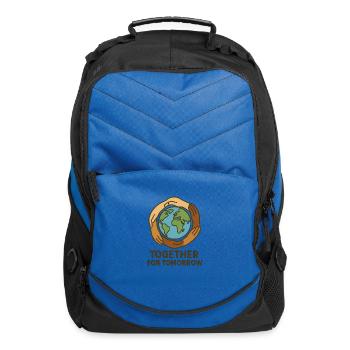 Together for Tomorrow - Computer Backpack - royal blue - Front
