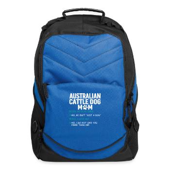 Funny Australian Cattle Mom - Computer Backpack - royal blue - Front