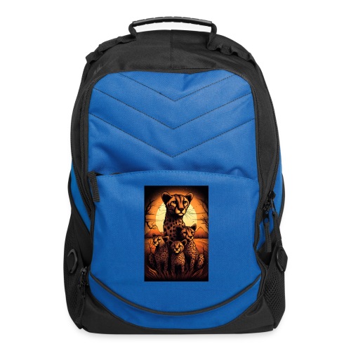 Cheetah Family #8 - Computer Backpack