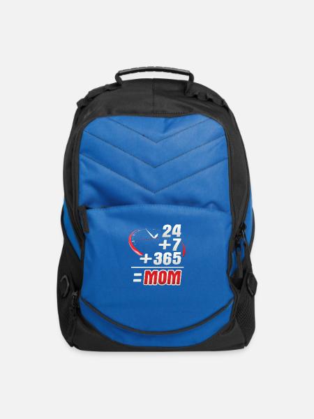 Mom 247 - Computer Backpack - royal blue