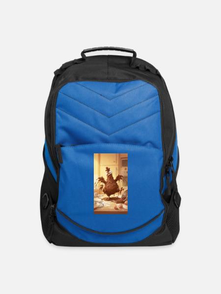 Choco Chick Chaos - Computer Backpack - royal blue