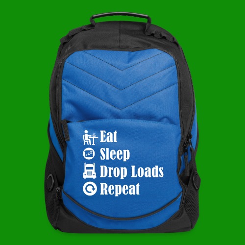 Eat Sleep Drop Loads Repeat - Computer Backpack