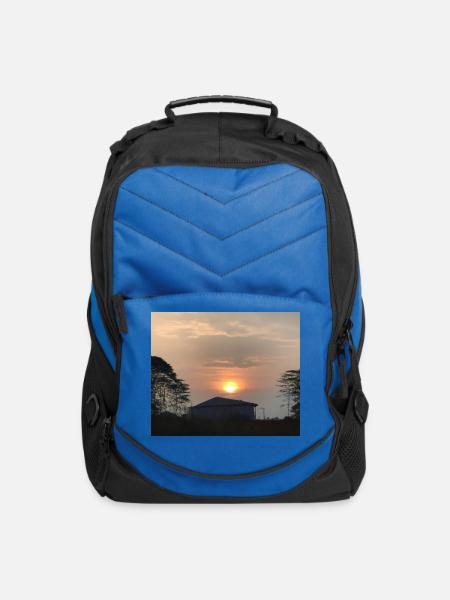 Sunset scene t-shirt - Computer Backpack - royal blue