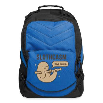 Sloth Cardio Love - Computer Backpack - royal blue - Front