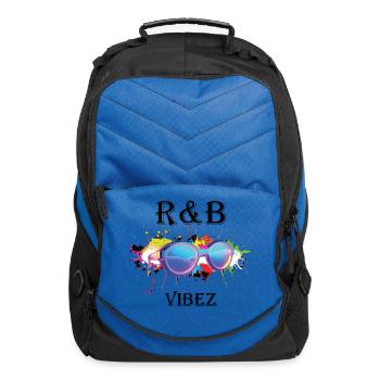 Hip Hop Neon Splash Sunglasses  - Computer Backpack - royal blue - Front