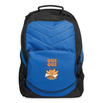 Oui Oui Carbs First - Computer Backpack - royal blue - Front