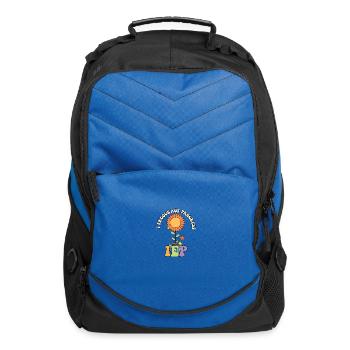 Groovy I Encourage Progress ABA Therapist Sped - Computer Backpack - royal blue - Front