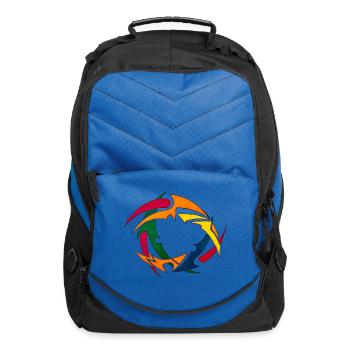 T-SHIRTS SHOPFRONT DESIGNS CLOTHING SURFING - Computer Backpack - royal blue - Front
