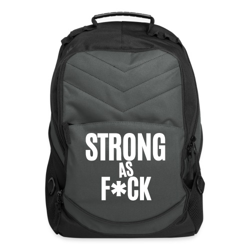 Strong As Fuck (in white letters) - Computer Backpack