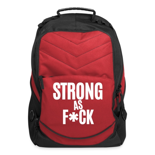 Strong As Fuck (in white letters) - Computer Backpack
