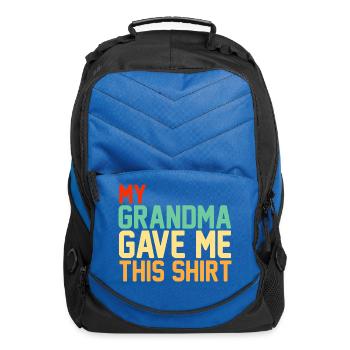 My Grandma Gave Me This Funny Retro Slogan - Computer Backpack - royal blue - Front
