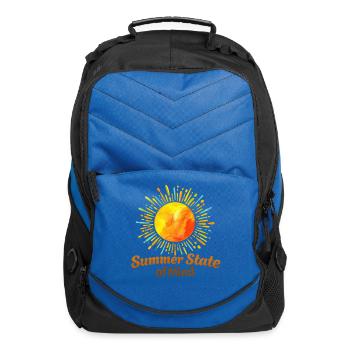 Summer State of Mind Sunburst - Computer Backpack - royal blue - Front