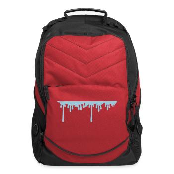 water drop - Computer Backpack - red - Front