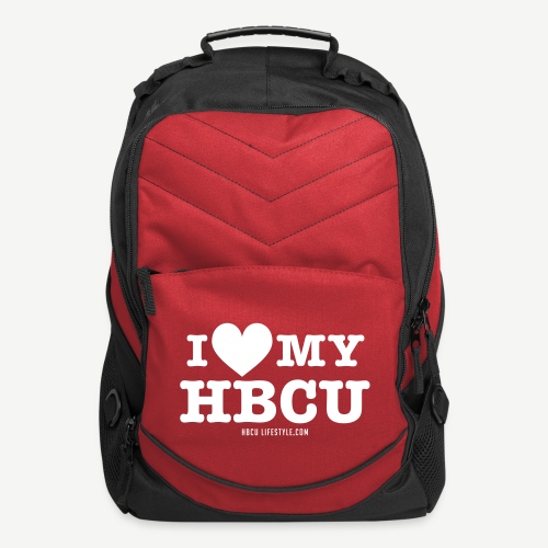 I Love My HBCU - Women's Black, Red and White T-Sh - Computer Backpack