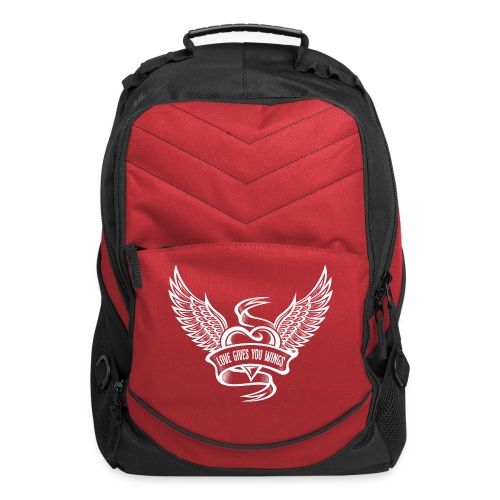 Love Gives You Wings, Heart With Wings - Computer Backpack