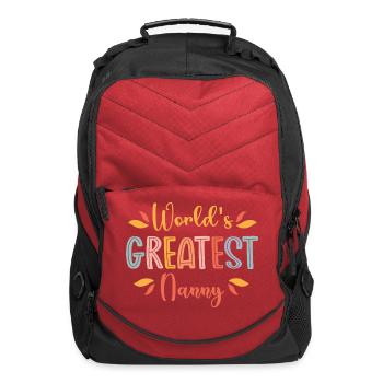 World s Greatest Nanny - Computer Backpack - red - Front