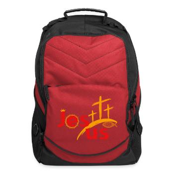 jesus - Computer Backpack - red - Front