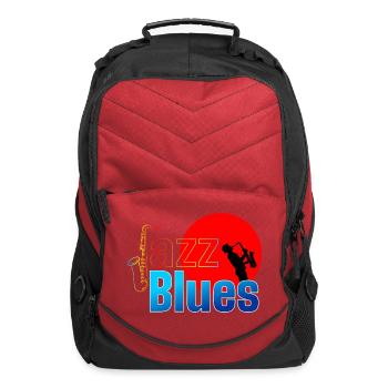 Jazz Music & Blues Music - Computer Backpack - red - Front