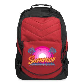 Beach Heatwave Warm Weather 80s/90s Summer Sun - Computer Backpack - red - Front