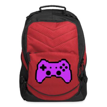 Retro Gamepad Controller Gamer - Computer Backpack - red - Front