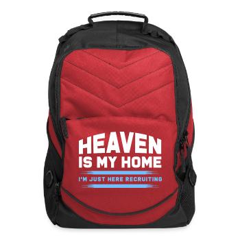 Heaven Is My Home Religious Christian - Computer Backpack - red - Front