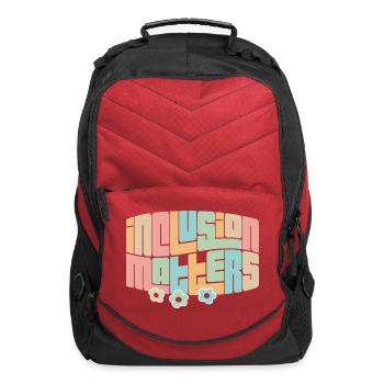 Inclusion Matters Kindness Diversity Awareness - Computer Backpack - red - Front