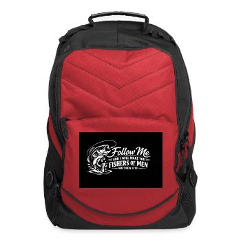 Follow Me Fishers of Men Tee - Computer Backpack - red - Front