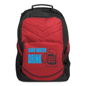 Save Water - Computer Backpack - red - Front