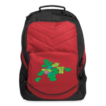 Water Lily - Computer Backpack - red - Front