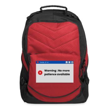 NO MORE PATIENCE ERROR - Computer Backpack - red - Front