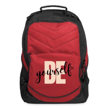 Be yourself - Computer Backpack - red - Front
