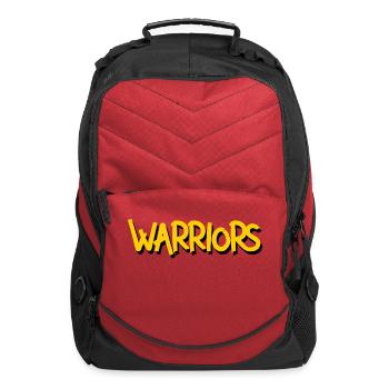 Warriors – Strength and Resilience Design - Computer Backpack - red - Front