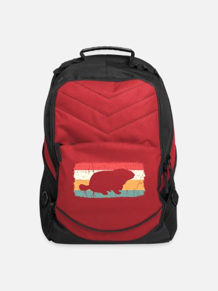 Vintage Groundhog Spring Animal Woodchuck Gift - Computer Backpack - red