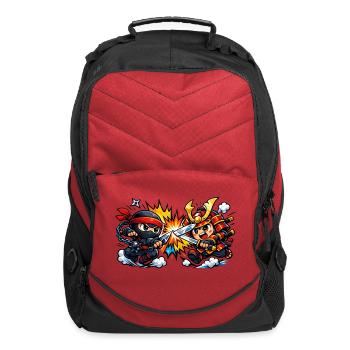 Ninja Clash: Dual Blades Showdown - Computer Backpack - red - Front