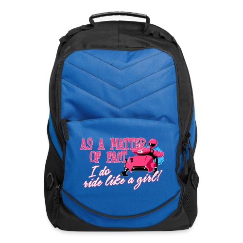 Ride Like a Girl - Computer Backpack