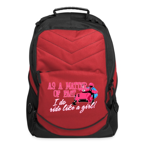 Ride Like a Girl - Computer Backpack