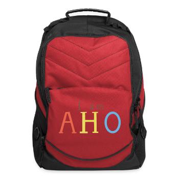 I Am AHO - Computer Backpack - red - Front