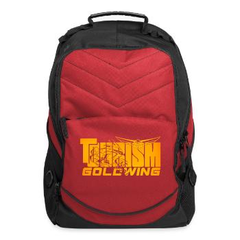 Goldwing, GL1800, Motobike Biker, motorcycles, hog - Computer Backpack - red - Front