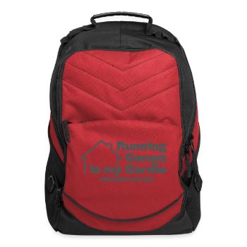 Running Comps is my Cardio - Computer Backpack - red - Front