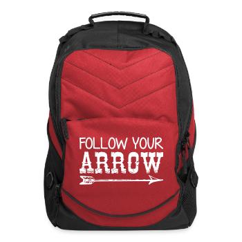 Follow Your Arrow - Computer Backpack - red - Front