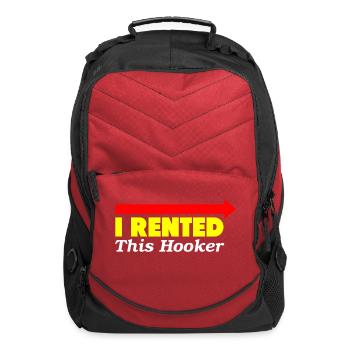 I Rented This Hooker summer - Computer Backpack - red - Front