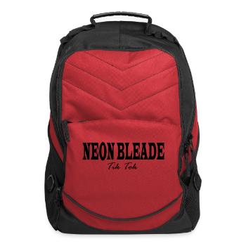 Neon Blade Tik Tok Black Version - Computer Backpack - red - Front