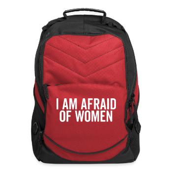 I Am Afraid of Women - Computer Backpack - red - Front
