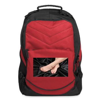 Women's feet - Computer Backpack - red - Front