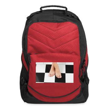 Female feet - Computer Backpack - red - Front
