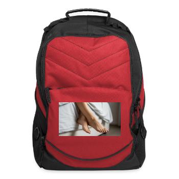 Hanging feet - Computer Backpack - red - Front