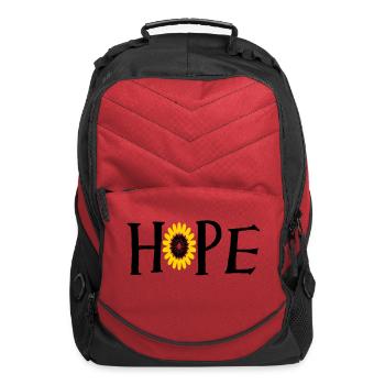 there_is_always_room_for_hope3 - Computer Backpack - red - Front